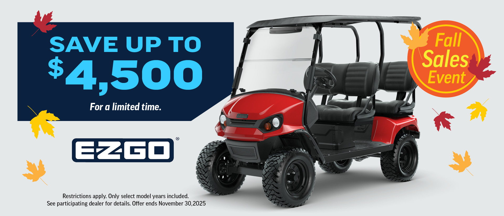 Fall Into Savings Event