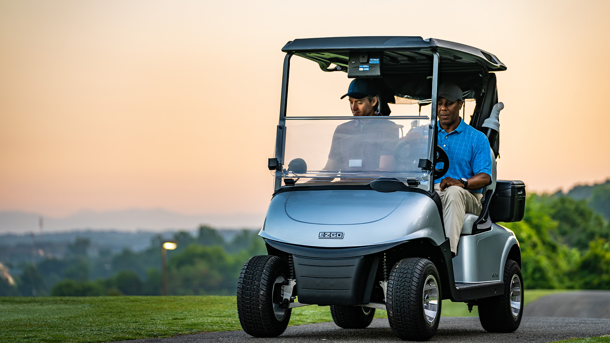 E-Z-GO CPO Vehicle on a golf course