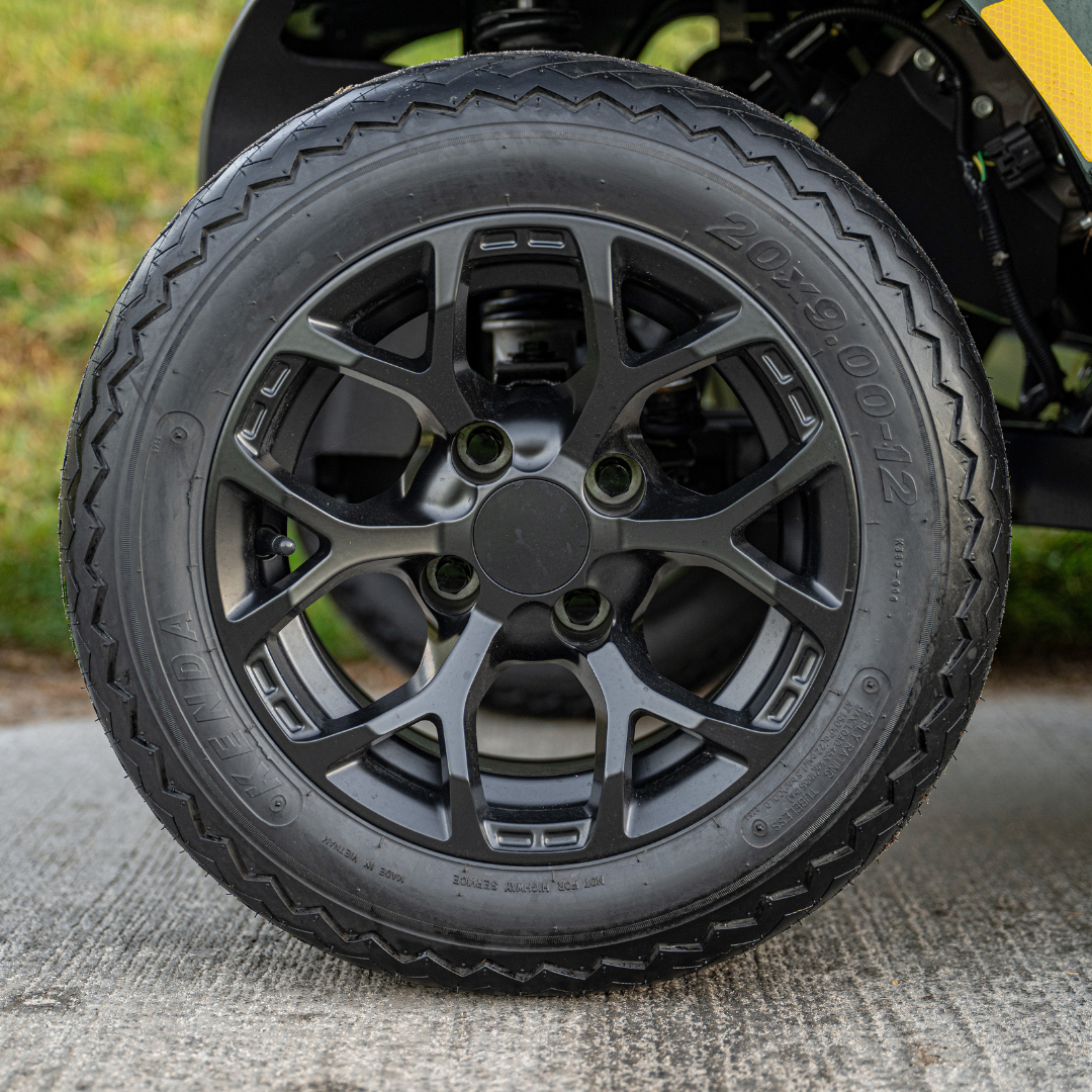 E-Z-GO tires and wheels on ShopEZGO.com, the E-Z-GO parts and accessories site