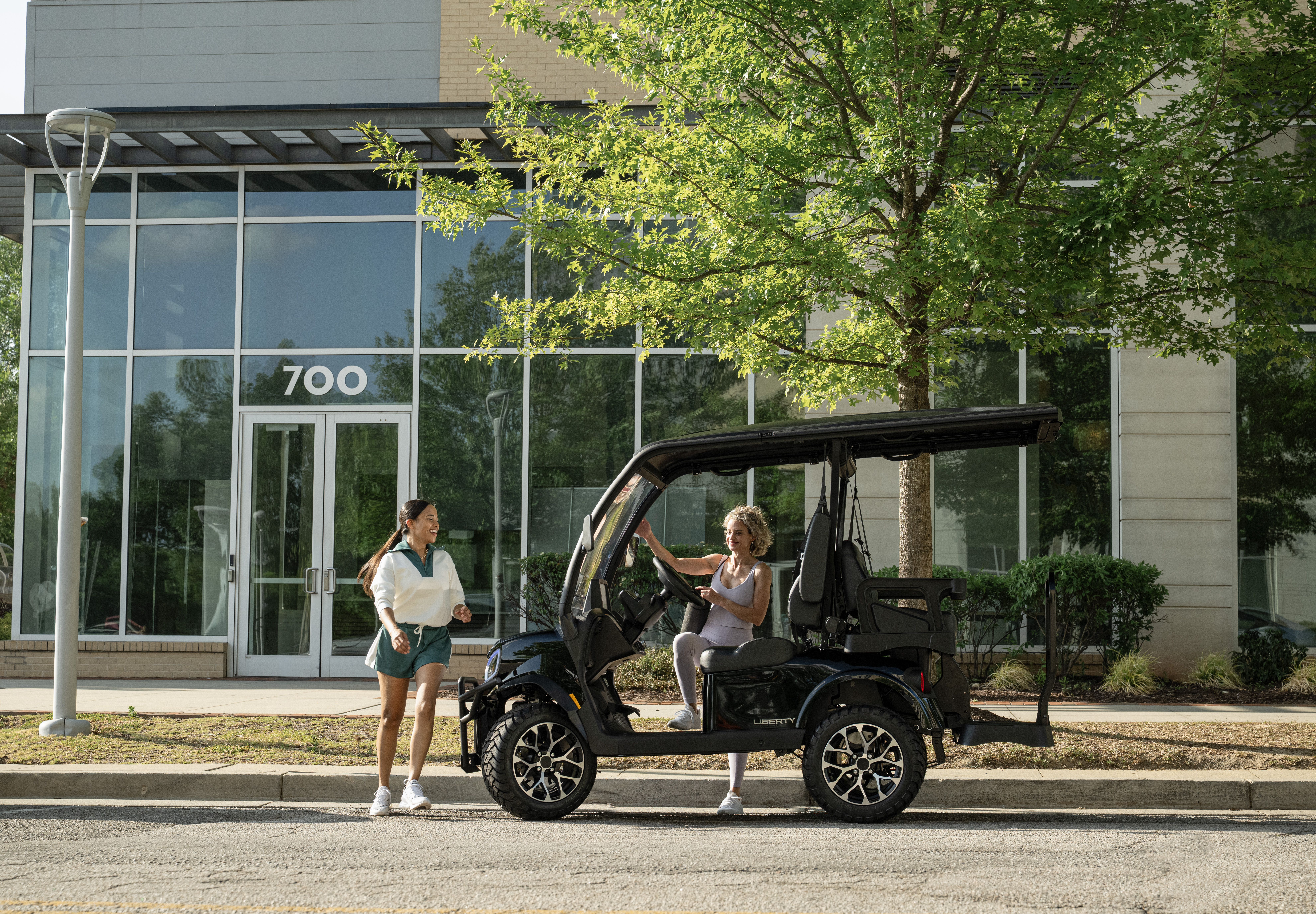 E-Z-GO Liberty 4 with 2 forward, 2 backward seats electric or gas golf cart