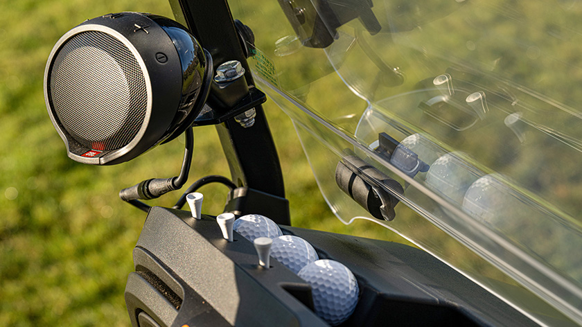 E-Z-GO golf accessories that can be found on the ShopEZGO.com