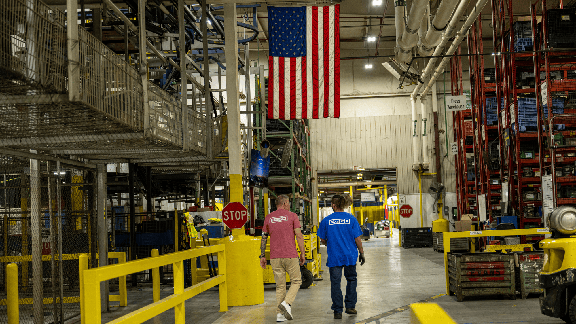 E-Z-GO Plant Floor in Augusta, GA 