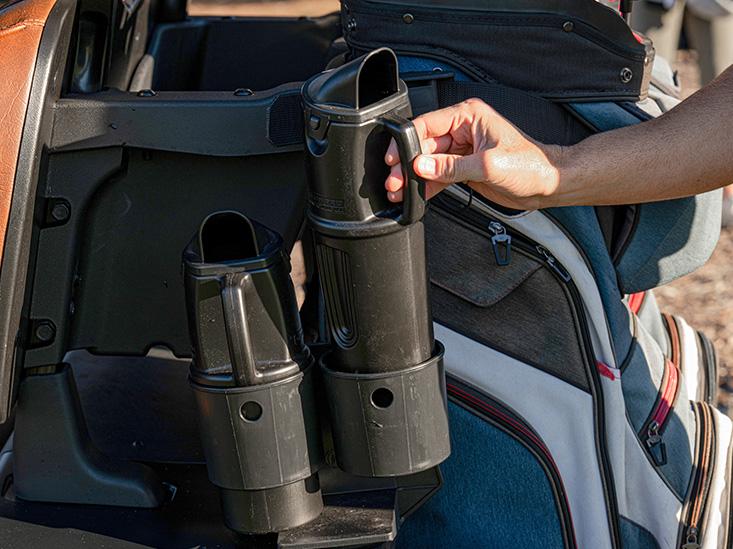 Sand bottles on the back of a Freedom RXV