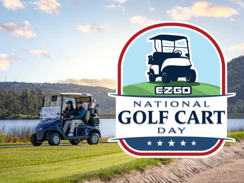 National Golf Cart Day Graphic