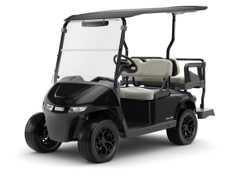 RXV 4 valor, E-Z-GO four-passenger powertrain electric or gas powertrain golf cart